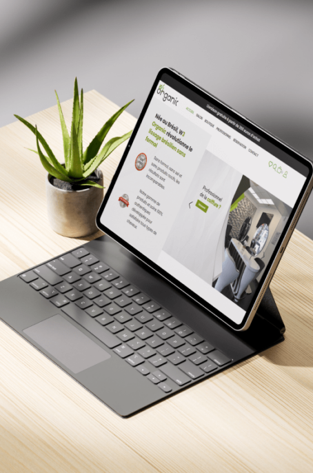 image projet site web W3 organic 1