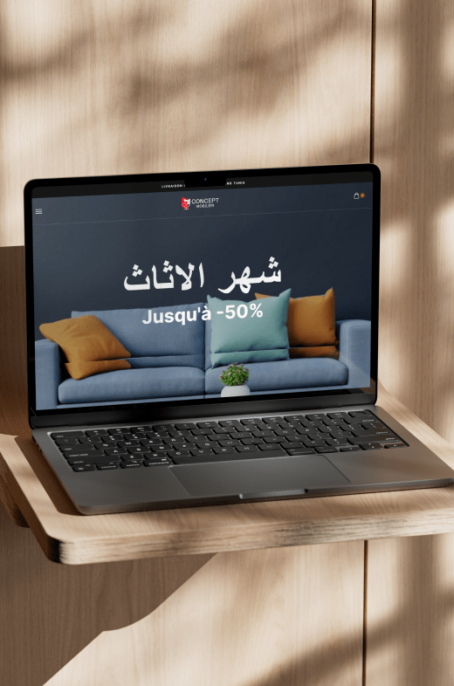 image projet site web concept mobilier 2