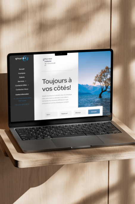image projet site web gharbi assistance funébres 1